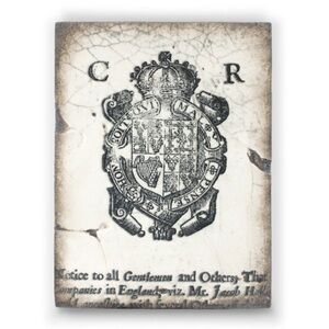 Sid Dickens RETIRED Vintage Style Decorative Plaque with Crest